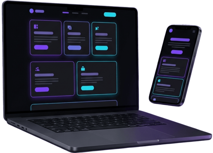 Mockup demo de automatizaciones para negocios
